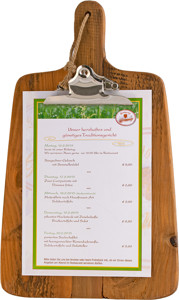 Menuboard Speisekarte Klemmbrett A4 Vintage Menuboard Speisekarte Klemmbrett A4 Vintage